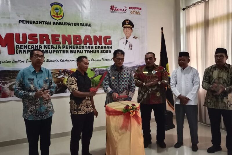 Penjabat Bupati Buru Membuka Secara Resmi RKPD Kabupaten Buru  tahun 2026