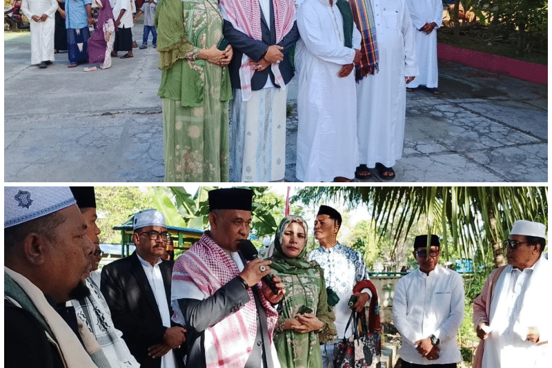 Bupati Buru Serahkan Hewan Qurban, Setelah Pelaksanaan Shalat Idul Adha di Mesjid Raya Al – Buruj